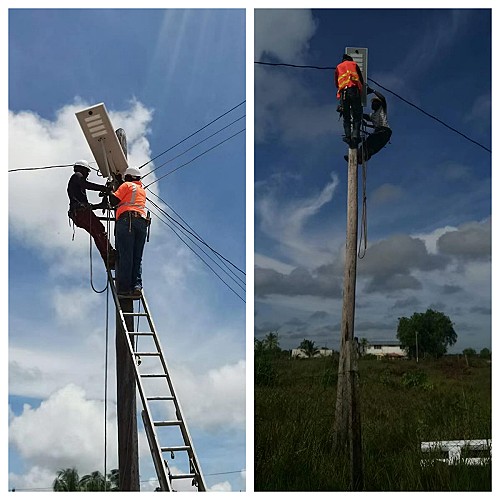 Guyana-Project Solar Street Light